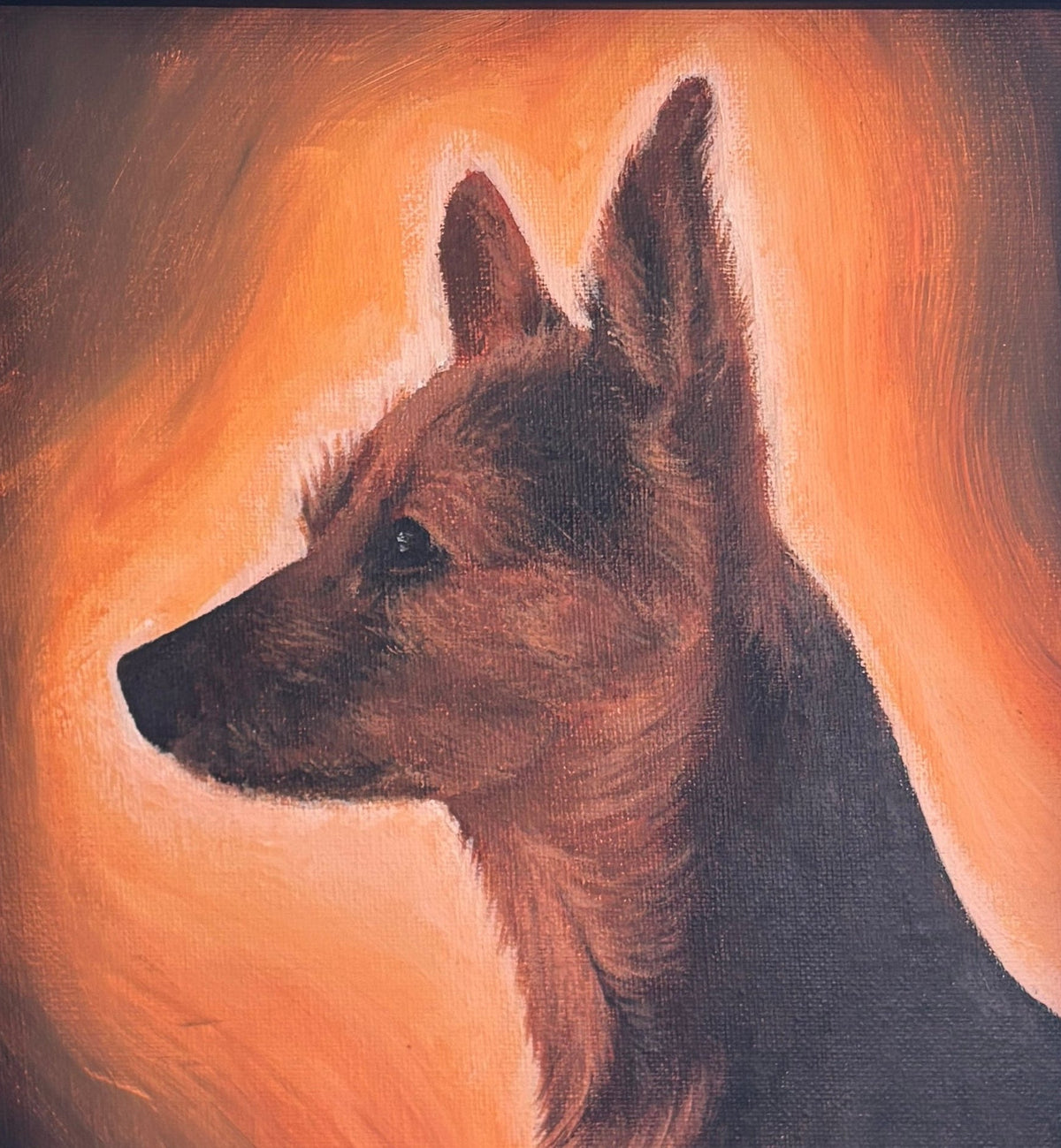 Acrylic painting on canvas